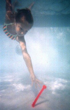 This dive stick was at the bottom of 4' of water!