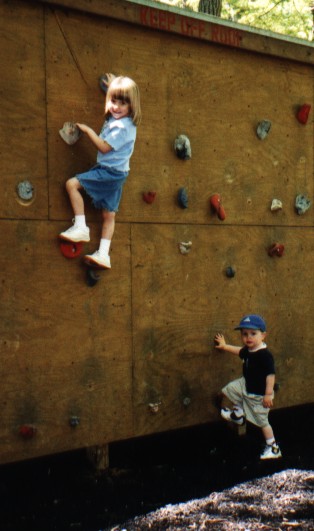 How did she get up there??