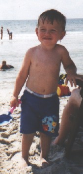 The beach is like a GIANT sandbox!!