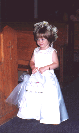The Hershey Kiss Girl!!  Congratulations Krista & Erich!