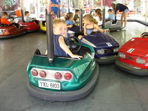 Go after the girl in the purple car :) ?