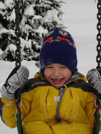 Snow & Swings - A perfect pair :)